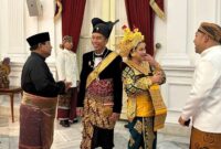 Menteri Pertahanan (Menhan) Prabowo Subianto menghadiri Proklamasi Kemerdekaan RI ke 78 tahun ini di Istana Negara, Kamis, 17 Agustus 2023. (Instagram.com/@prabowo)

