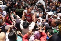 Menteri Pertahanan Prabowo Subianto meresmikan 16 titik bantuan sumber air bersih di 5 wilayah Jawa Tengah. (Instagram.com/@prabowo)