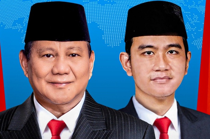 Prabowo Subianto dan Gibran Rakabuming Raka,  (x/@FahriHamzah)