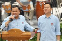 Pasangan Calon Presiden, Prabowo Subianto bersama Calon Wakil Presiden, Gibran Rakabuming. (Instagram.com/@Prabowo)
