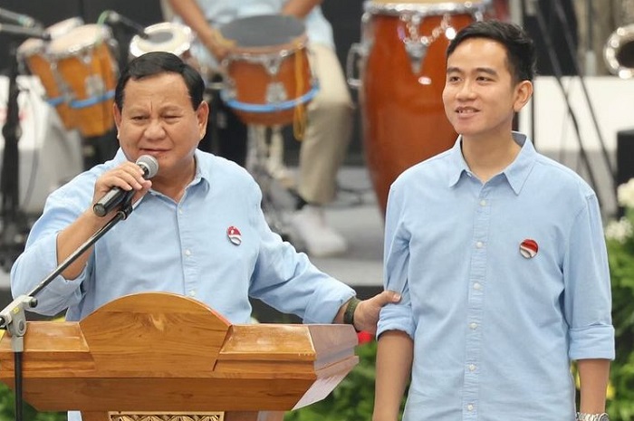 Pasangan Calon Presiden, Prabowo Subianto bersama Calon Wakil Presiden, Gibran Rakabuming. (Instagram.com/@Prabowo)
