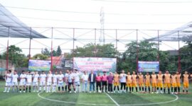 Foto : Final Tournament Mini Soccer PROPAMI CUP V 2024 yang diselenggarakan di lapangan Triboon, Jakarta, pada 6 Juli 2024, telah mencapai puncaknya (6/7/24). (Doc.Ist)